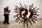 The art installation '20 chairs from the Qing dynasty' by Ai Weiwei